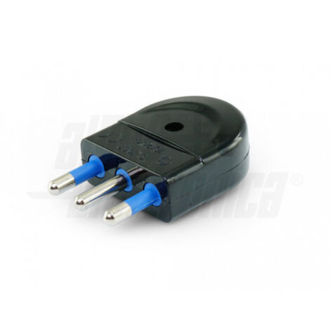 Spina Di Connessione 3 Poli 16A Nera