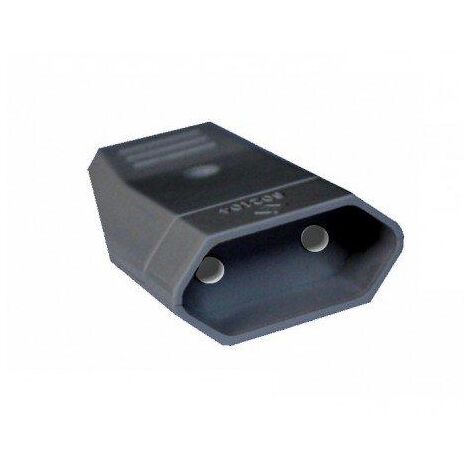 Spina di rete femmina 4mm 10/250V NERO