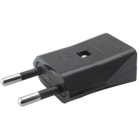 Spina di rete Macho 4mm 10a/250v nero K16007 9157
