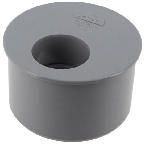 Spina di riduzione incorporata in PVC maschio 93,6 mm, femmina 40 mm.