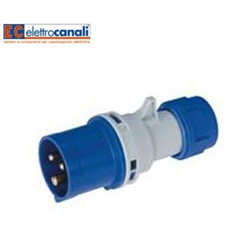 Spina diritta CEE 2P+T.32A IP44
