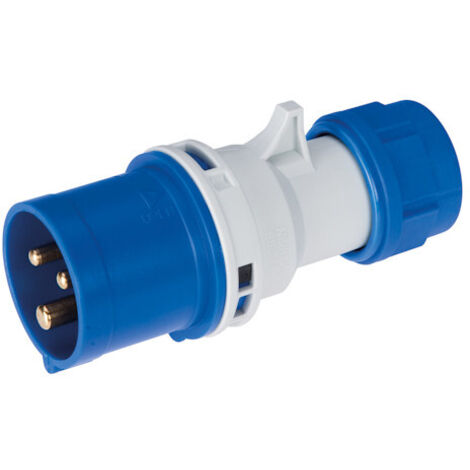 Spina Diritta Ip44 220/240V 2P+T 16A ( ELETTROCANALI cod. EC69070 )