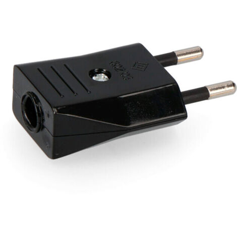 Spina EDM 10A 250V 4mm Nera (confezionata)