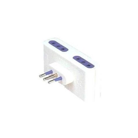 Spina elettrica adattatore quadrupla 10A