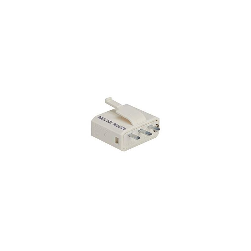 Debflex 713600 Stecker, 2-polig, 6 A, Mit Rechtem Hut, Braun – Für Elektrische Anschlüsse