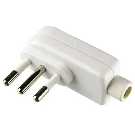 spina elettrica piatta per prolunga elettrica bianco 10A
