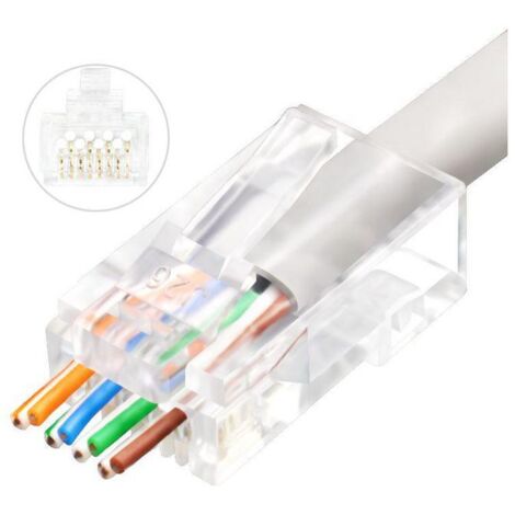 Spina EZ RJ45 8P8C CAT6 modulare