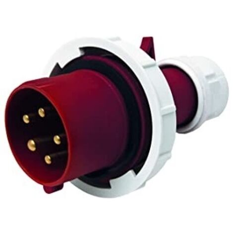 SPINA IEC 16A 3 POLI CON TERRA E NEUTRO 380V IP67