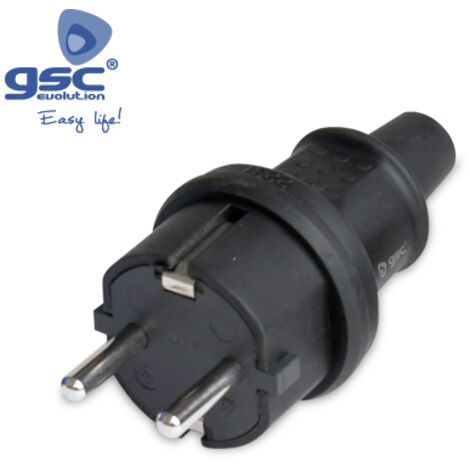 Spina industriale bipolare 4.8mm Nero GSC 000200624