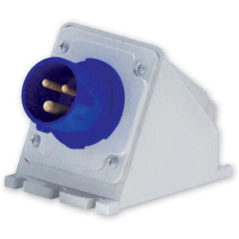 Spina industriale da parete, 230V, 2P+T, 16A, IP54 - Rosi 1001127