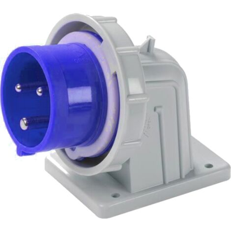Spina industriale da parete, 230V, 2P+T, 16A, IP67 - Rosi 1001052