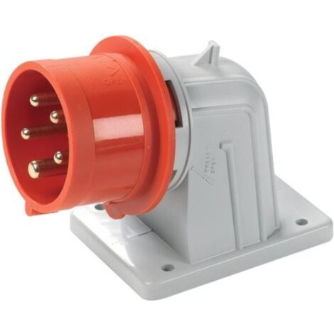 Spina industriale da parete, 380V, 3P+N+T, 32A, IP54 - Rosi 1001023
