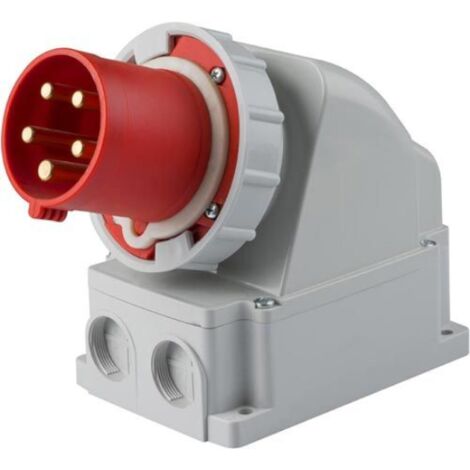Spina industriale da parete, 380V, 3P+N+T, 63A, IP67 - Rosi 1001069