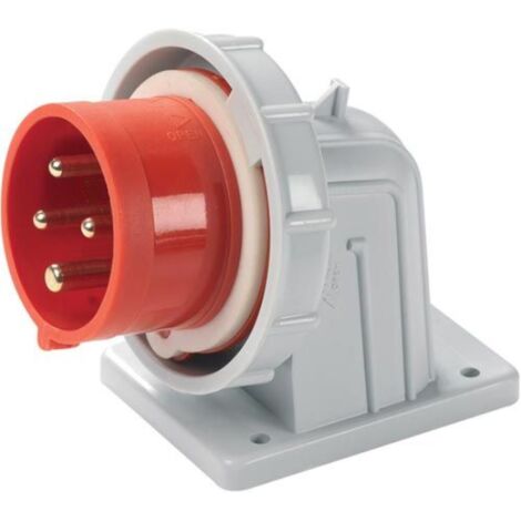Spina industriale da parete, 380V, 3P+T, 16A, IP67 - Rosi 1001055