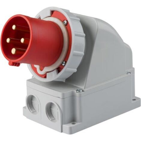 Spina industriale da parete, 380V, 3P+T, 63A, IP67 - Rosi 1001068