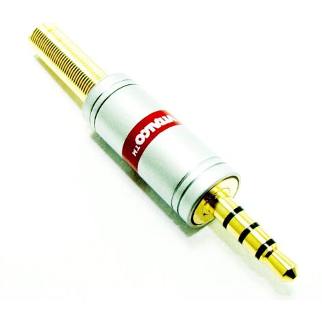 SPINA JACK 3,5 mm 4 PIN PROTETTORE METALLICO