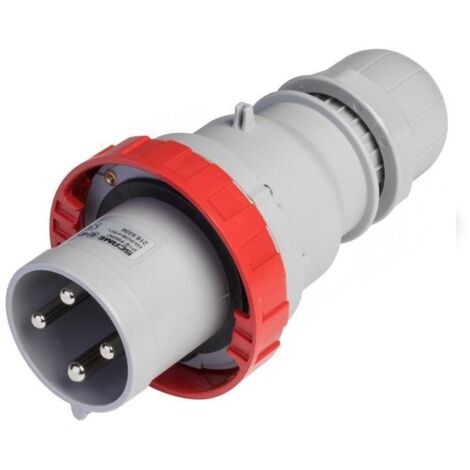 Spina Mobile 63A 3P+T 6h 380-415V 50Hz 60Hz Morsetti a mantello