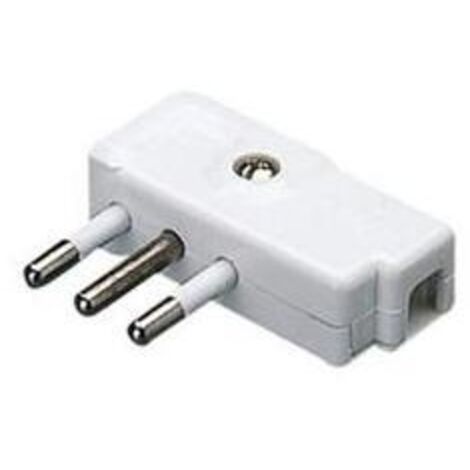 Spina Mobile a 90° Nera 2P+T 16A 250V GW28010
