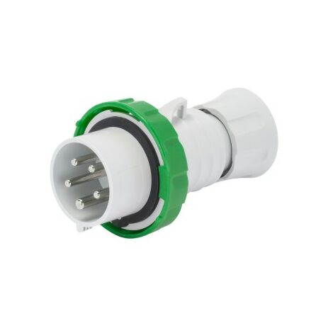 Spina Mobile Diritta IP66/67/68/69 2P+T 16A, Verde