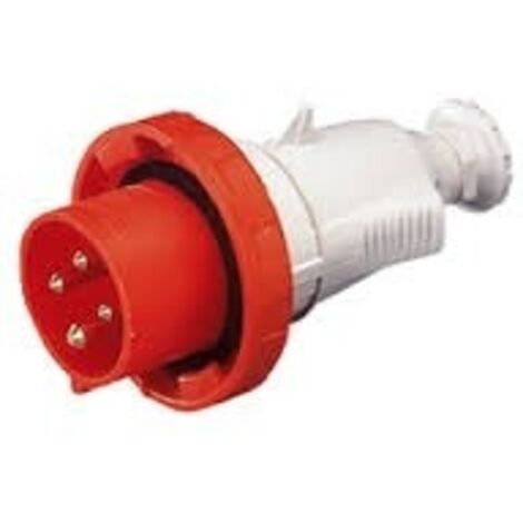 Spina Mobile Diritta IP66/67/68/69 3P+T 16A 380-415V Rosso, 6H