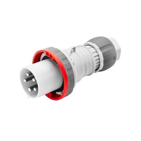 Spina Mobile Diritta IP66/67/68/69 3P+T 63A 380-415V, Rosso, 6H