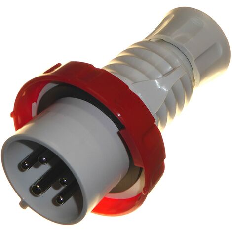 Spina Mobile Gewiss Dritta IP69 3P+N+T 32A 380-415V 50/60Hz Rosso Cablaggio A Vite