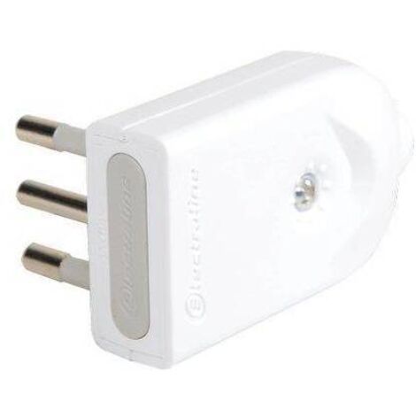 SPINA MOBILE ORIENTABILE 10A 2P+T - Bianco