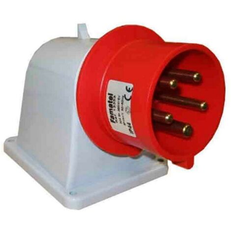 Spina per presa di corrente Solera 935154 CETAC Rosso 32 A Superficie