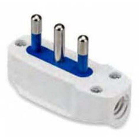 SPINA PIATTA SPA17 2P+T 16A- Bianca- ATON- pezzi 45