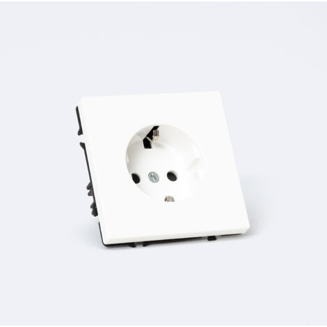 Spina Schuko tipo F Luxe 990 Bianco