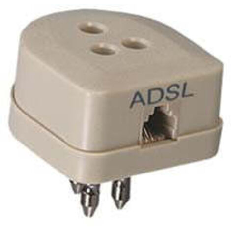 Spina tripolare Fanton con PLUG ADSL 22385
