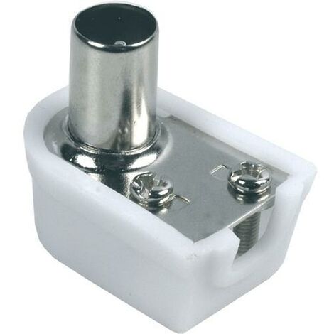 Spina Tv Coassiale a Squadra colore Bianco Maurer Conf 10 pezzi
