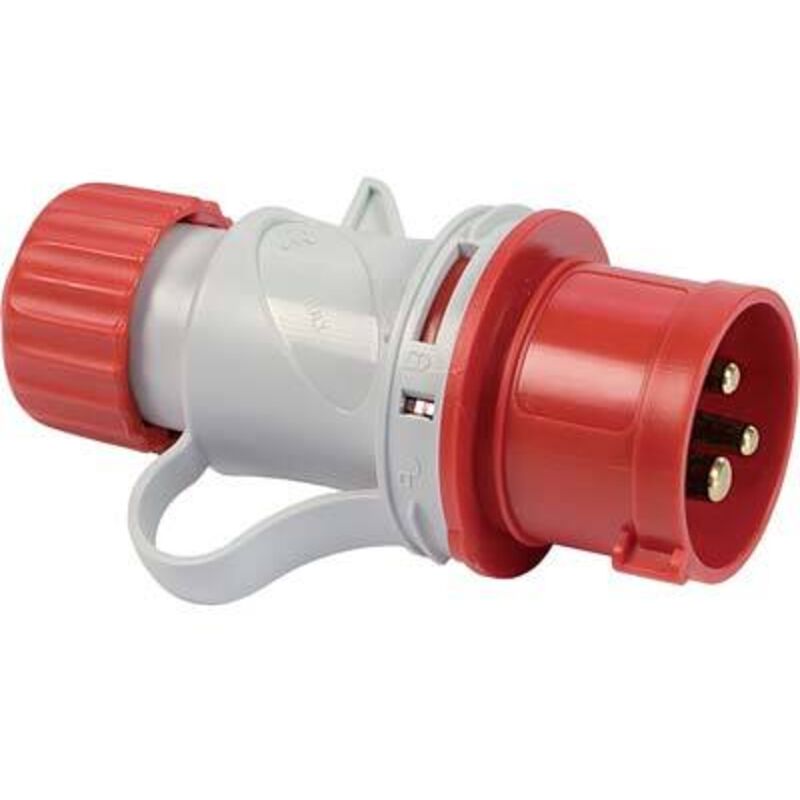 Spina Industriale CEE A Parete 400V/16A/5-pin - IP44 Resistente Agli Urti E Agli Spruzzi | Per Applicazioni Pesanti - Foto 3