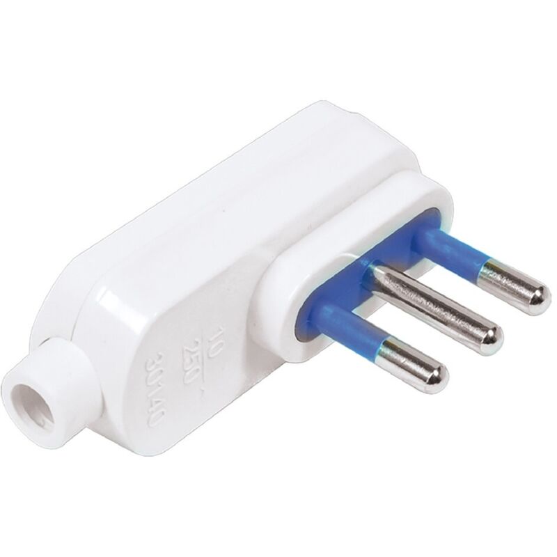 SPINA VOLANTE PIATTA art.CE16B - 2P + T 16A (scatola appendibile)