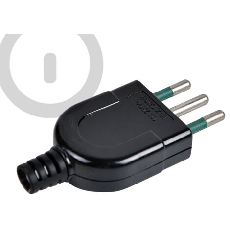 Spina Volante S17 2P/T a 16A per connessione elettrica con dispositivo Bimbo Safe WISDOM