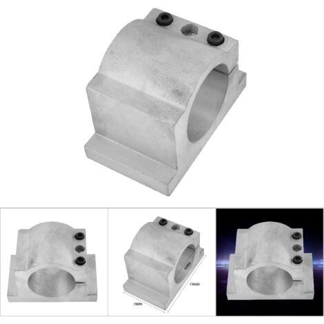 Spindelmotorhalterung aus Aluminiumguss für CNC-Graviermaschinen (65 mm)