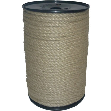 Spinnfaserseil 6 mm 100 m Polypropylen