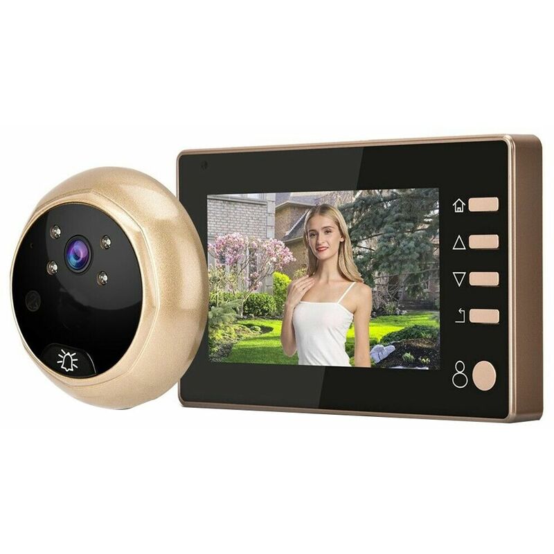 Image of Spioncino digitale elettronico porta campanello telecamera schermo lcd 4.3 W10