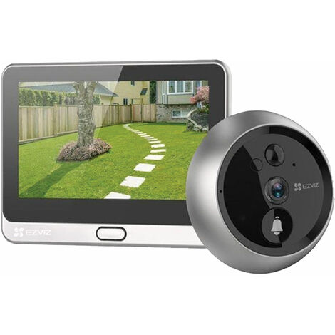 SPIONCINO DIGITALE PER PORTE 'DP2' risoluzione 2MP - 1080p / colore argento