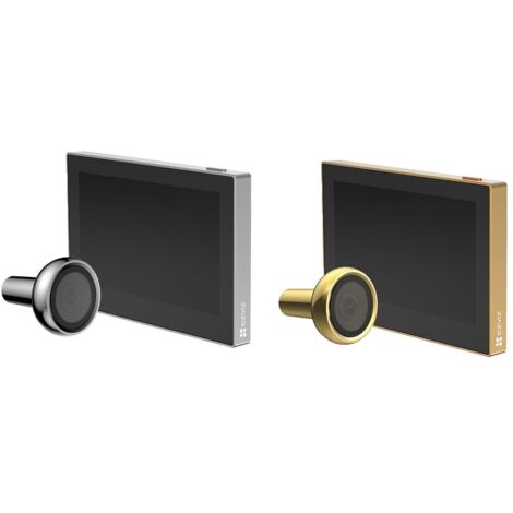 SPIONCINO DIGITALE PER PORTEWIFI 'HP2 2K' EZVIZ risoluzione 2K 1080P - / colore argento