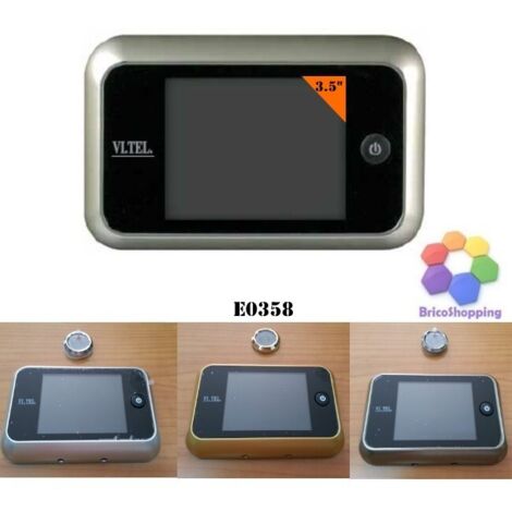 Spioncino Digitale Vitel 3,5" Vi.Tel. E0358 Elettronico Porte Oro Cromo Bronzo B - Colore: Bicolore