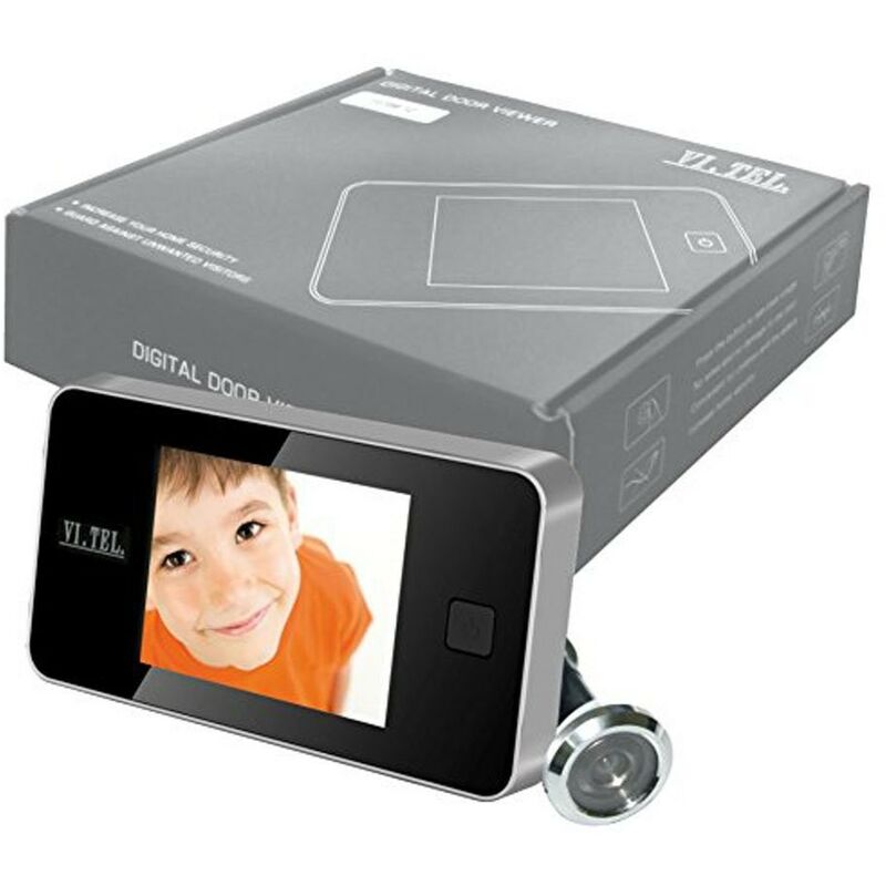 Image of Bricoshop24 - Spioncino Elettronico Digitale Porta Blindata Vitel con Display Lcd Telecamera
