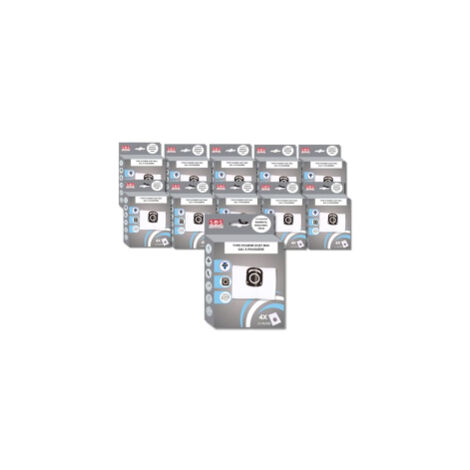 Spiper + 1 Micro-Filter Rowenta Silence Force Compatible Vakuumbeutel ZR003901 Kompatible Rowenta & Moulinex Trainee Trainee Aspiratoren Aspirat -Filter