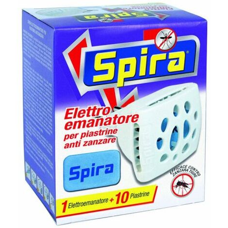 Spira ELETTROEMANATORE + 10 PIASTRINE 12 PZ