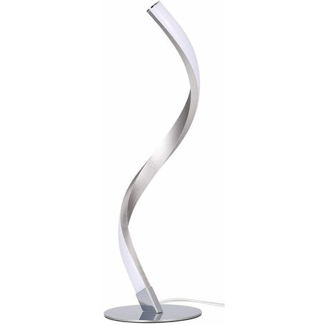 Spiral LED Table Lamp Stepless Dimming Touch Table Lamp Bedside Lamp 3 Tone Light US Standard 41cm