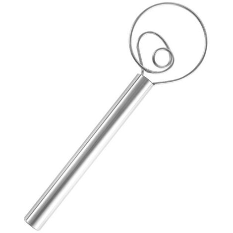Spiral-Mehlmischer aus Edelstahl, Mehlrührer, Küchenmixer, langlebiger und leichter Teigschaber, Spiral-Mehlmischer