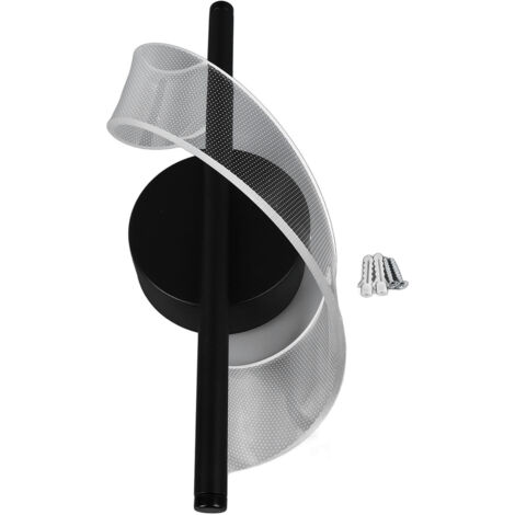 Spiral Wall Lamp Modern White Warm Neutral Lighting LED 3000K Energy Saving Acrylic Spiral Wall Sconce for Bedroom Kitchen Living Room