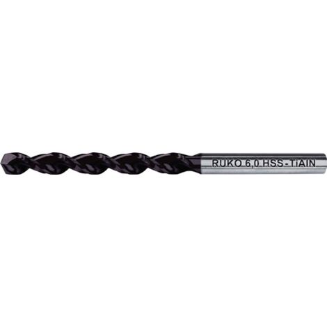Spiralbohrer DIN 338 TL 3000 D.15 mm HSS profilgeschliffen TiAlN Zylinderschaft