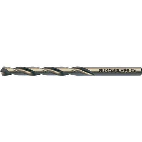 Spiralbohrer DIN 338 Typ INOX D.5,2mm HSS-Co5 profilgeschl.Gold Zyl.schaft 5xD