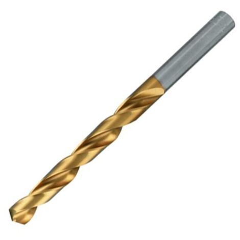 Spiralbohrer DIN 338 Typ N, rechts profilgeschliffen TIN-beschichtet mit Kreuzanschliff 12,10 mm